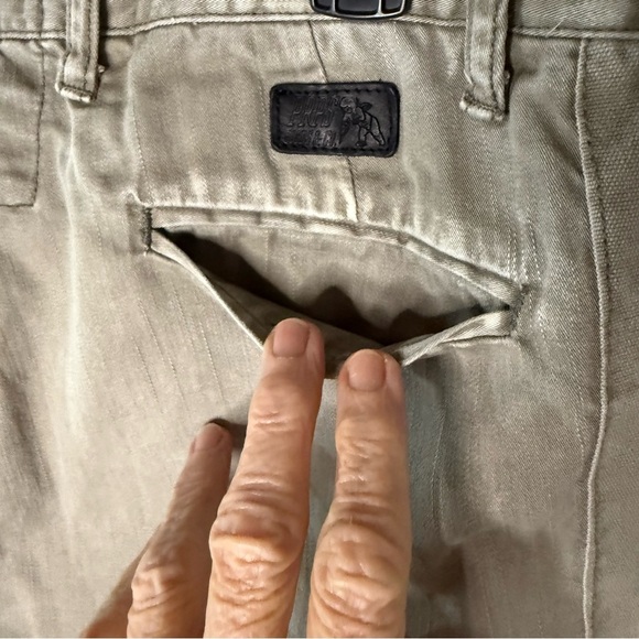 PRPS Slim Fit Cargo Jeans Faded Distressed Tan GorpCore Men’s Size 31W x 33L - Picture 4 of 16